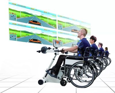 成人情景互動(dòng)康復(fù)訓(xùn)練系統(tǒng)（1 拖 2）